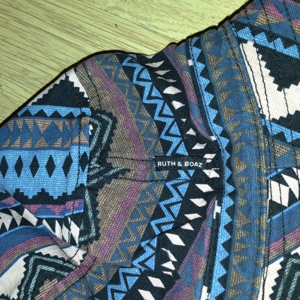 Ruth & Boaz Graffiti Cotton Bucket Hat View 2